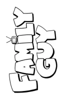 Family Guy kleurplaat 1